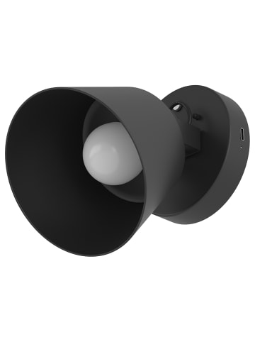 home24 Akku-Wandleuchte SMI in Schwarz