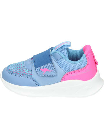 Kangaroos Sneakers Low in dusk blue/neon pink