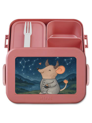 Mr. & Mrs. Panda MEPAL Bentobox Stier Astrologie Design ohne Spruch in Rot Pastell