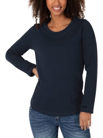 Timezone Sweatshirt ROUNDNECK in Blau