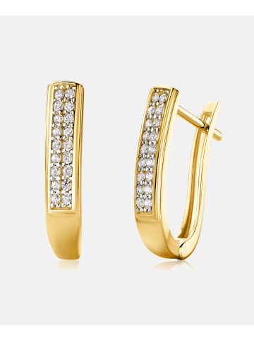 Diamant L'éternel Ohrringe aus 585 Gelbgold