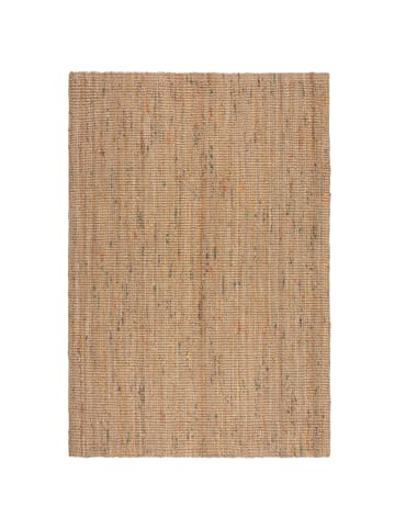 KADIMA DESIGN Juteteppich Jute Naturbelassen, Wohnzimmer in Natur-Multicolor