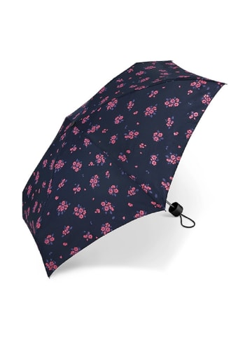 happy rain Pierre Cardin Petito Bouquet Manuell Taschenschirm in blue