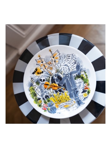 Blond Amsterdam Frühstücksteller Danse Macabre in Bunt - 22cm