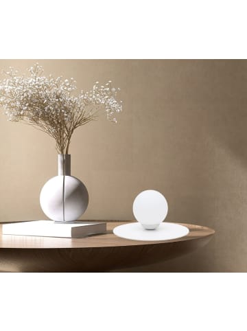 Licht-Erlebnisse Tischlampe Ø 30 x (H)15 cm in WeißWeiß