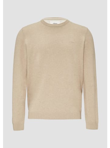 s.Oliver Strickpullover in 82W0_sandfarben