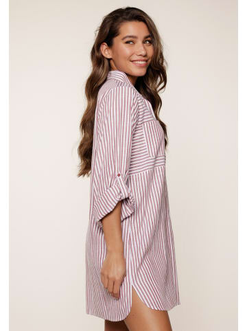 Linga Dore Tunik in Soft bordeaux stripe