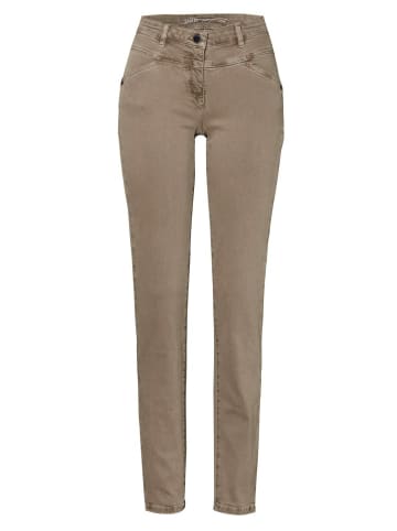 Toni Slim Fit Jeans für Damen in taupe