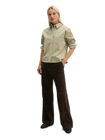 Marc O'Polo Cordbluse regular in Smooth Sage