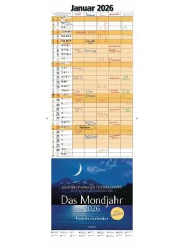 Mosaik Kalender - Das Mondjahr 2026 - Familienkalender
