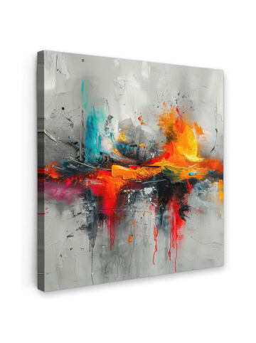 MuchoWow Leinwand bilder Abstrakte Kunst Explosion (BxH)