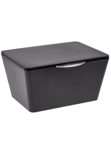 Wenko BRASIL Aufbewahrungsbehälter in Schwarz, (B) 19 x (H) 10 x (L) 15,5 cm