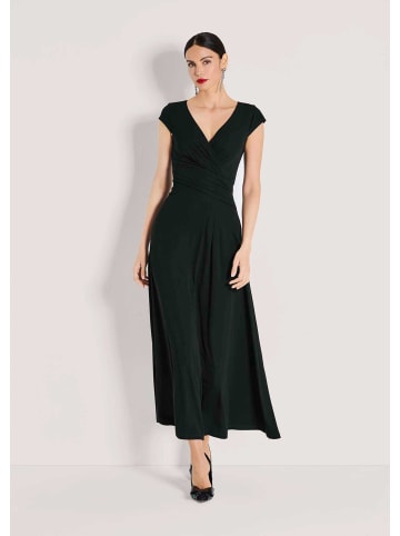 MADELEINE Maxikleid in Wickeloptik in schwarz