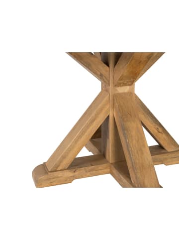 Giner y Colomer Runder Tisch aus Mangoholz für 10 Personen in Brown