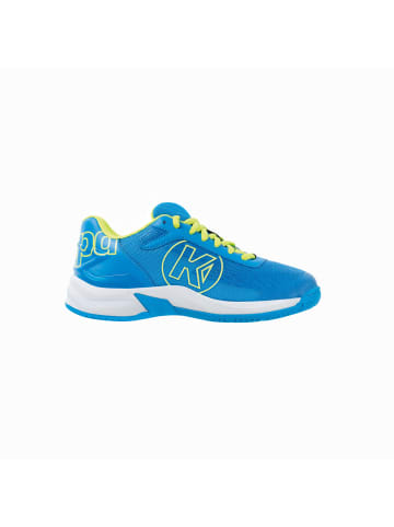 Kempa Hallen-Sport-Schuhe ATTACK 2.0 JUNIOR BACK2COLOUR in kempablau/fluo gelb