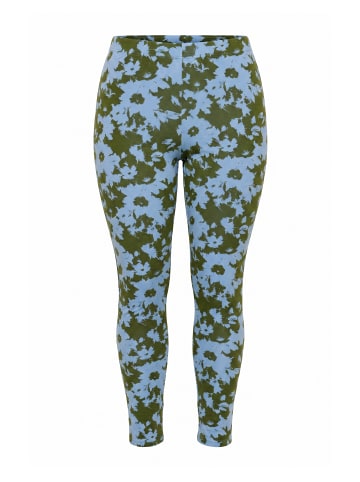 Ulla Popken Leggings in dunkel khaki