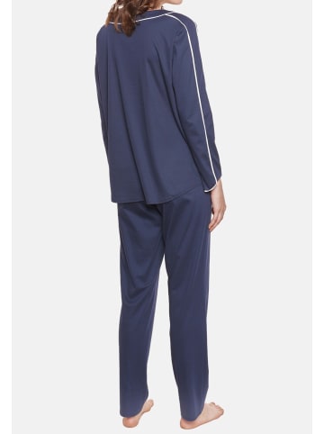 Féraud Schlafanzug Basic in Navy
