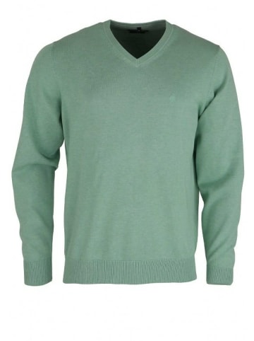 Venti V-Pullover für Herren in gruen