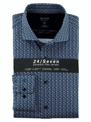 OLYMP  Langarm Business Hemd für Herren in blau