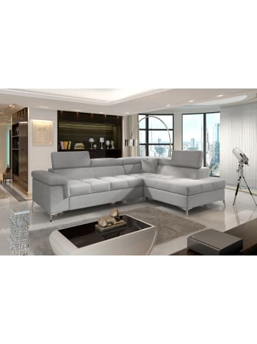 MF Design Eduardo Recamiere Rechts in Grau -  (L) 202 x (B) 275 x (H) 88 cm