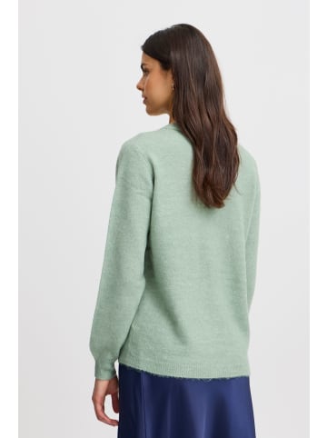 Fransa Strickpullover FRELLIS PU 1 20614492 modischer Stickpullover in Grün