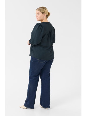KAFFE curve Langarm-Bluse KCellinor Regular fit in Ponderosa Pine CC