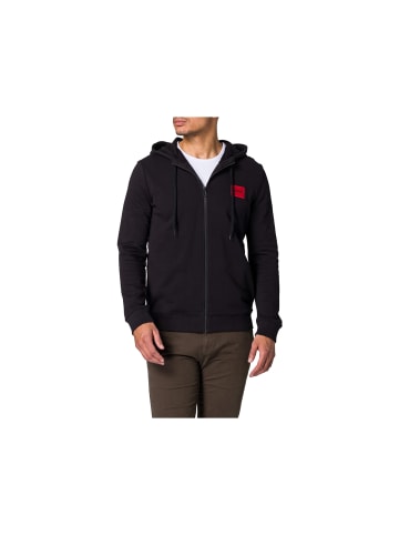 HUGO Sweatjacke für Herren in schwarz in schwarz