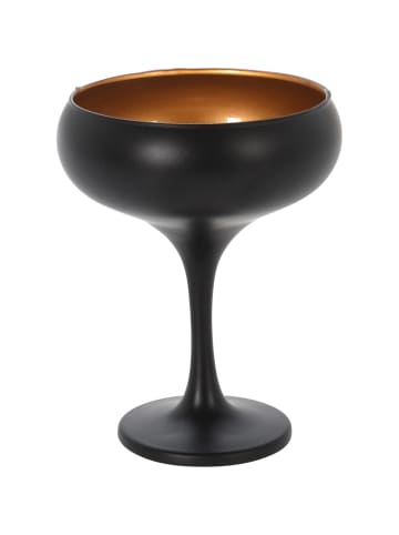 Excellent Houseware Sektglas in schwarz