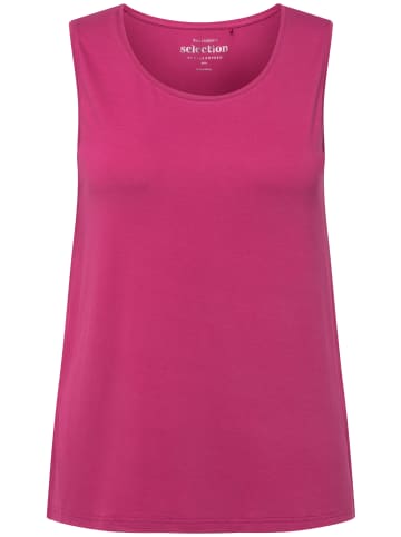 Ulla Popken Strick-Top in fuchsia pink