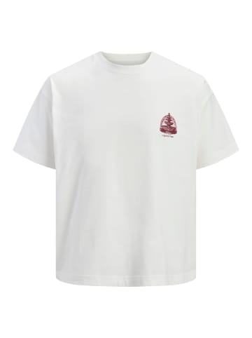 JACK & JONES PLUS T-shirt in Cloud Dancer
