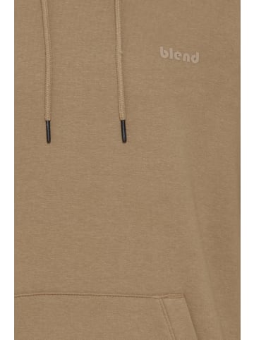 BLEND Warmer Kapuzen Pullover Basic Sweatshirt Hoodie BHDownton in Braun-2