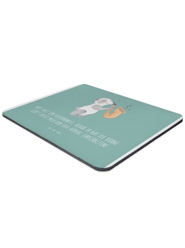 Mr. & Mrs. Panda Mousepad Magischer Saxophon-Charme mit Spruch in Meeresbrise