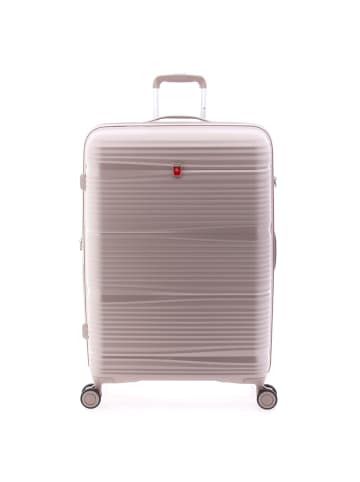 Gladiator 0800 4 Rollen Trolley 76 cm mit Dehnfalte in beige