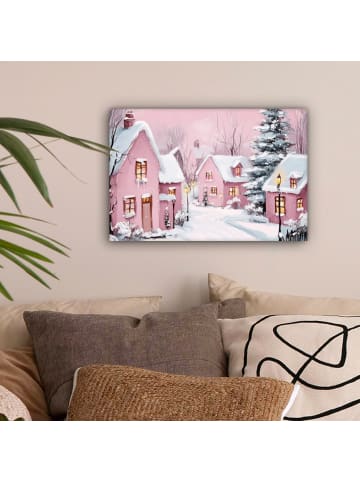 MuchoWow Leinwand Bilder Altrosa