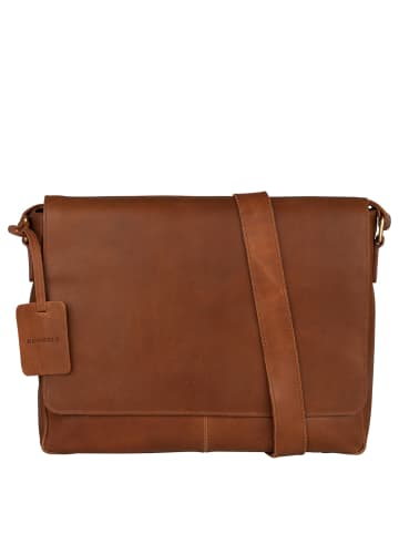 Burkely Vintage Juul - Schultertasche 36 cm in cognac