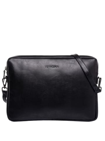 FEYNSINN Leder-Laptoptasche 15" Leder Businesstasche Damen VANJA in schwarz