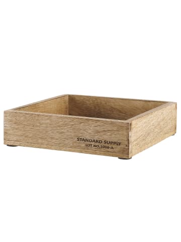 Butlers Holzkasten STANDARD SUPPLY II in Braun