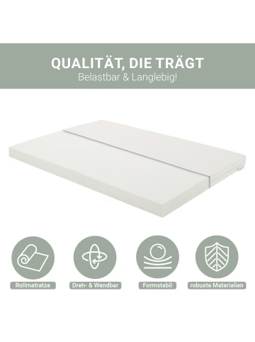 Homestyle4u Matratze 120x200 H2 in Weiß