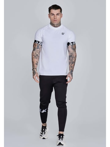 SikSilk T-Shirt Tech in White