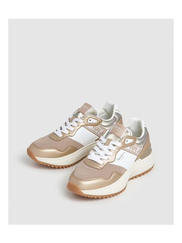 Pepe Jeans Sneakers Kimi in 806-Dorado/blanco