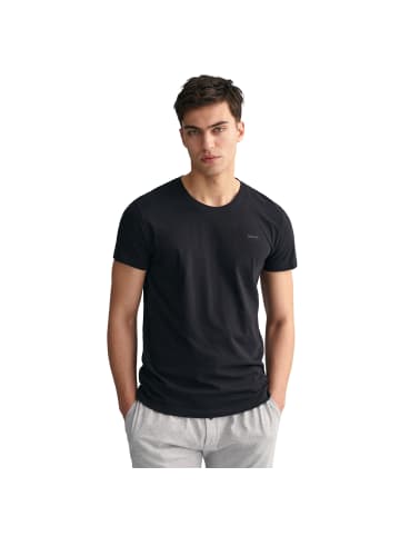 Gant T-Shirt 4er Pack in Schwarz/Weiß