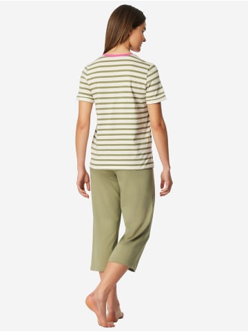 Schiesser Pyjama Casual Essentials in linde