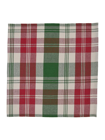 Butlers Serviette HIGHLANDS in Rot, Grün