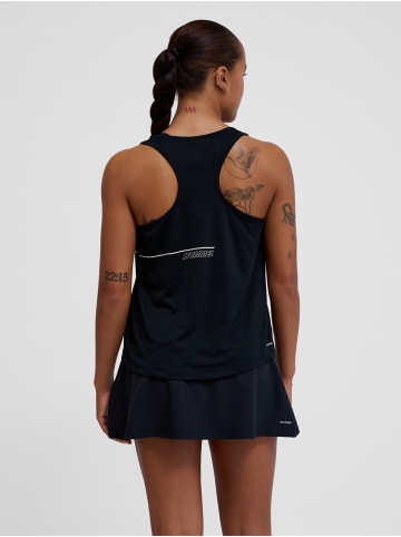 Hummel T-Shirt Hmlcourt Paddeltennis Damen in LIGHT GREY/BLACK