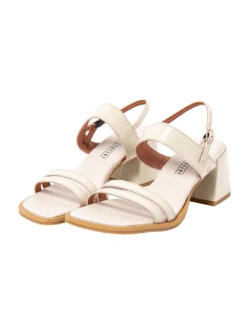 Art in the City  Sandalen creme