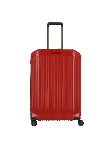 Piquadro PQ-Light 4 Rollen Trolley 69 cm mit Dehnfalte in red