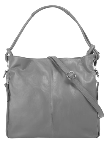 Samantha Look Shopper echt Leder in grau