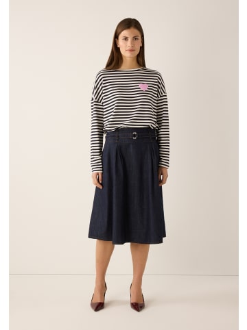 More & More ausgestellter Midi-Jeansrock in denim