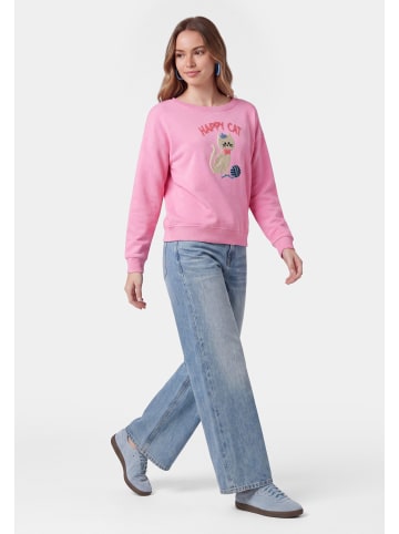 myMo Women Sweatshirt in Pink