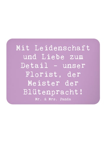 Mr. & Mrs. Panda Pinnwand Magnet Spruch Florist Kunst mit Spruch in Lavendeltraum